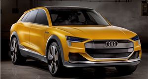 Audi unveils hydrogen powered h-tron quattro concept