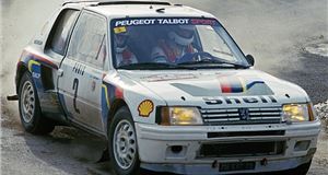 Ari Vatanen’s 205 rally car for sale