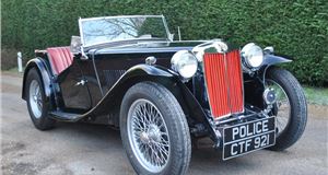 1938 MG TA Police Car in Historics 12th March Auction