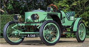Recreated 1903 Stanley Vanderbuilt Cup Steamer heads Historics 20th May Ascot Classic Car Auction