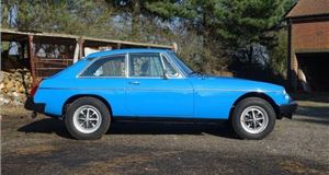 106-mile MGB GT for sale at auction