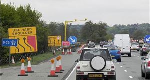 Motorway roadworks speed limit raising from 50mph to 60mph