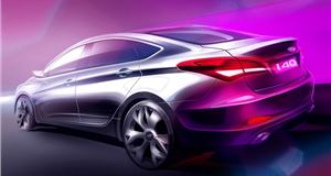 Hyundai reveals first image of i40 saloon