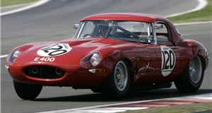 Celebrities in Cancer Charity Fundraiser Race at Silverstone Classic