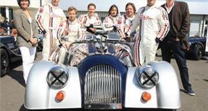 Celebrity drivers at Silverstone Classic