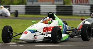 Wheel to Wheel Formula Ford Racing at Castle Combe on Monday