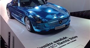 Paris Motor Show 2012: Mercedes premieres 740PS electric SLS