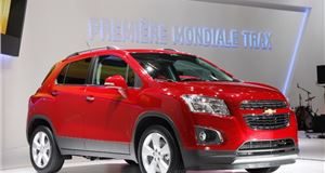 Paris Motor Show 2012: Chevrolet Trax UK line up announced