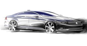 Volkswagen releases first sketches of all-new Passat
