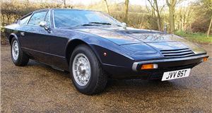 Maserati Khamsin sells for 50% over its top estimate at Historics 7th March Auction.