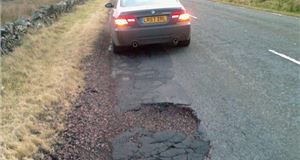 Motorists warned of 'invisible' potholes