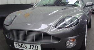 AM Vanquish £62,500 at Auction Today