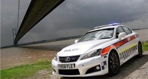 Humberside Police Gets 168mph Lexus IS-F