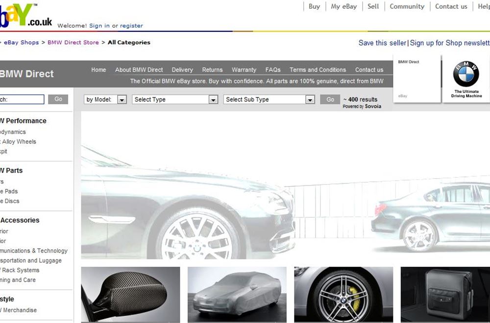 Bmw ebay deals shop