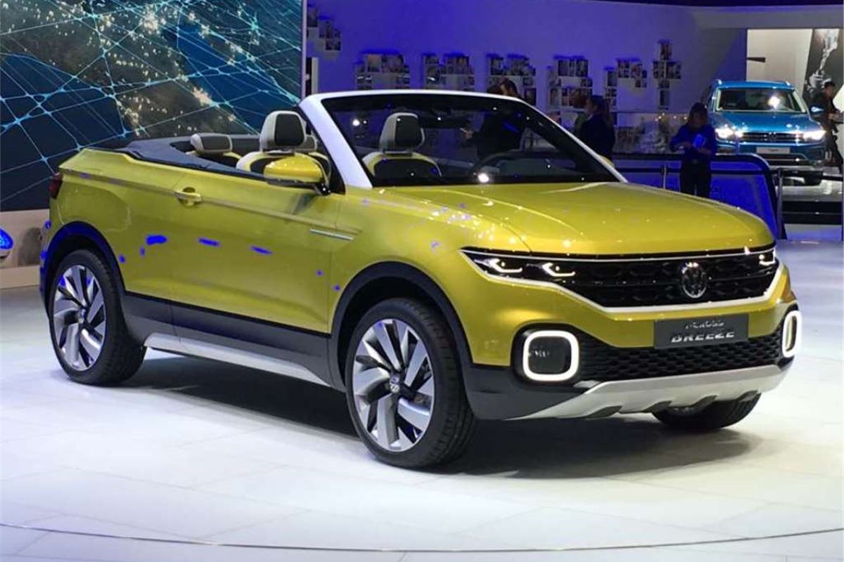 Geneva 2016: Volkswagen shows T-Cross Breeze convertible ...