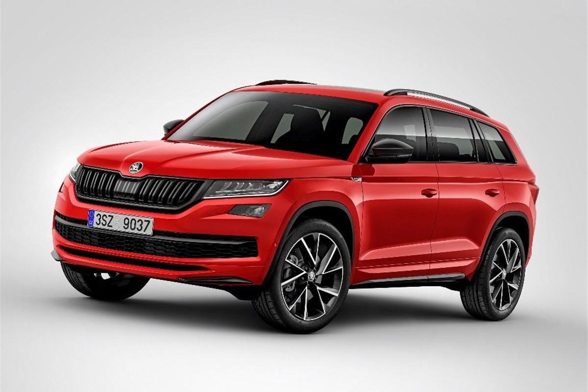 Skoda kodiaq багажник размеры