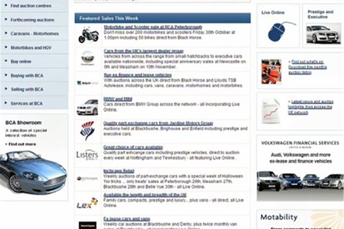 British Car Auctions Launches New site Motoring News Honest John