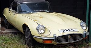 Another Jaguar E-type barn find up for auction