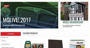 MG Car Club webshop open for business