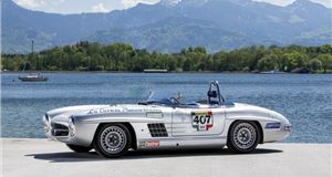 Competition-inspired Mercedes 300SLS heads to auction