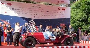 Alfa takes top three places in Mille Miglia