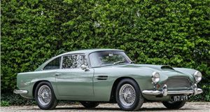 Aston Martin DB4, DB5 and DB6 in Historics Auction on 18th May