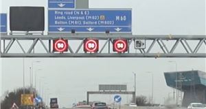 Automatic points and fines for drivers who ignore motorway red X lane closures