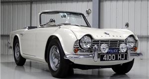 Ex-Police Triumph TR4 heads to auction