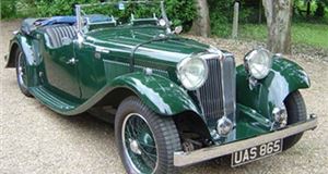 Rare SS1 Tourer to Star in Barons 7th December Auction