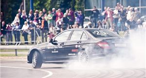 World's Longest Drift at Mercedes benz World