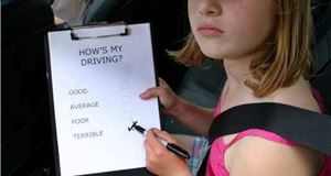 Children don't rate their parents driving