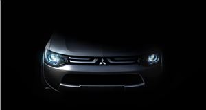 Geneva Motor Show 2012: Teaser picture of new Mitsubishi family car