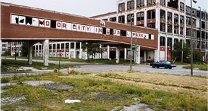 Abandoned Packard factory up for auction