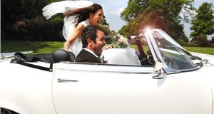 Couples are increasingly choosing to drive their own wedding cars