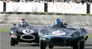 Commemorative Jaguar D-type Race at Goodwood Revival