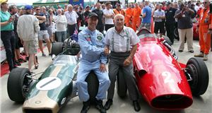 Stirling Moss leads record-breaking Silverstone parade
