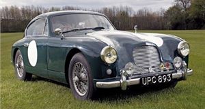 Ex-racing Aston Martin DB2/4 for sale at NEC classic show
