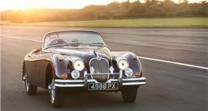 Classic fans take to the track with Jaguar Heritage driving experience