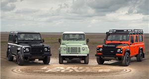 Striking limited edition Land Rover Defenders mark end of production