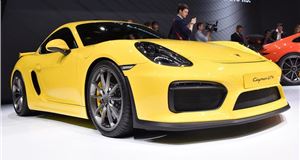 Geneva Motor Show 2015: Track focused Porsche Cayman GT4 gets its debut