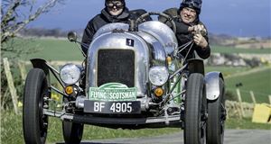 Pre-war cars do battle on tough Flying Scotsman rally