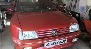 Peugeot 205GTI Dimma barnfind uncovered