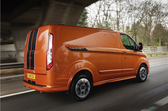 ford transit sport orange