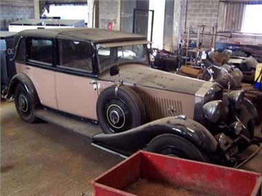 Barn Find 1933 Rolls Royce In Barons 27th July Auction Motoring News Honest John