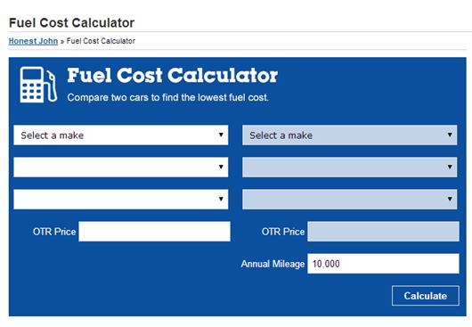 Calculate fuel cost on sale for trip