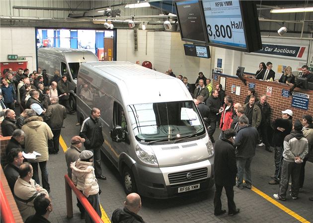 Buying and selling vans at auction 