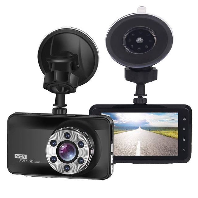 WDR AKASO Dash Cam MINI 1080P Full HD Dash Cam 170 Wide Angle 3 Inch LCD Screen Car Camera with G-Sensor Parking Monitor 