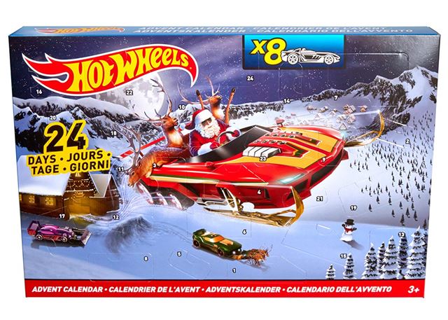 hot wheels advendikalender 2018