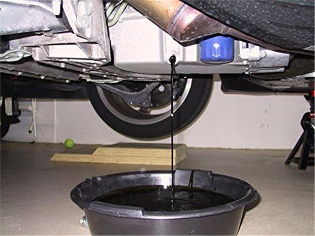 415mm x 55mm SPARES2GO Mechanics Car Van Bike Oil Change Tray Drip Pan 