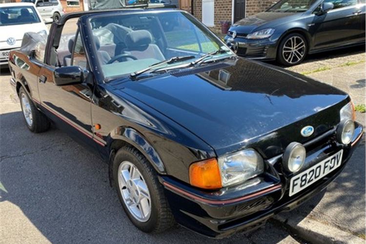 11 Ford Escort Convertible Xr3i Classic Cars For Sale Honest John
